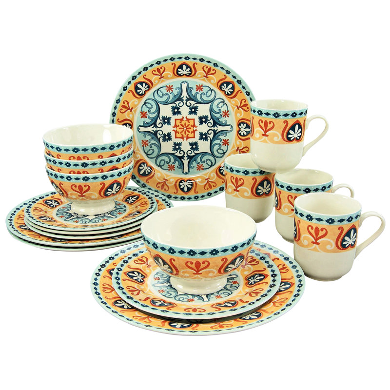 Creatable 16 Piece Dinnerware Set, Service for 4 & Reviews Wayfair.co.uk